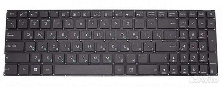 Клавиатура Asus Vivobook R540, X540, F540, черная