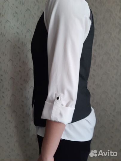 Жилет (Пеплос) школьный на девочку р.145-150