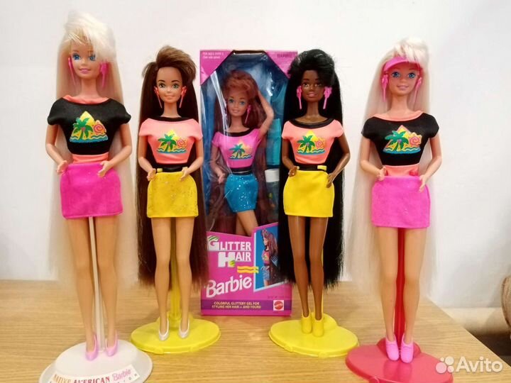 Куклы Glitter Hair. 1993г