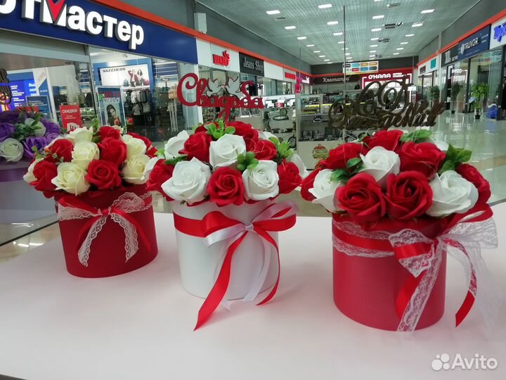 Букеты из мыльной пены