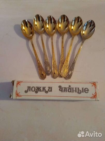 Чайные ложки мельхиор