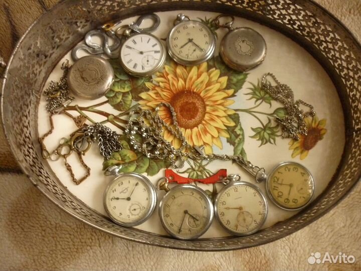 Старинные карманные часы
