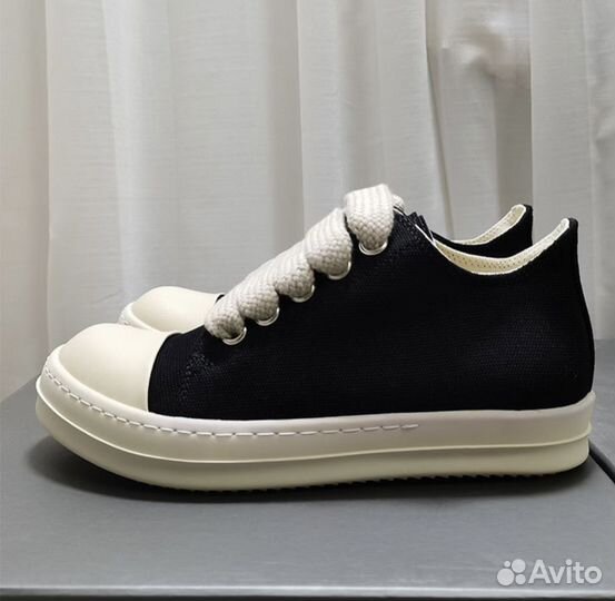 Rick Owens Ramones Jumbo Low Top Sneakers