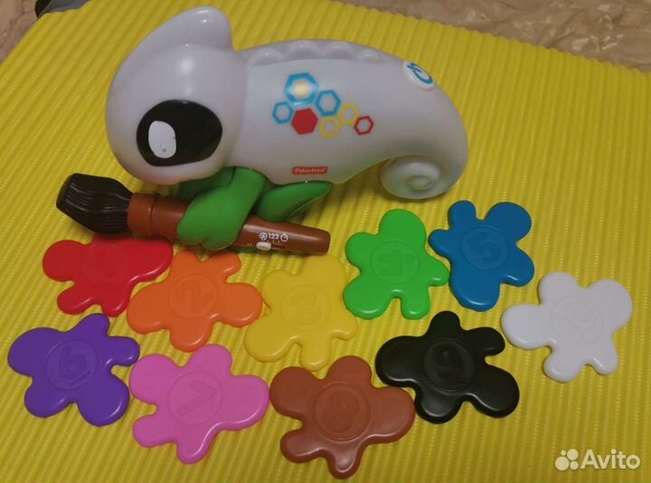 Fisher Price обучающий хамелеон