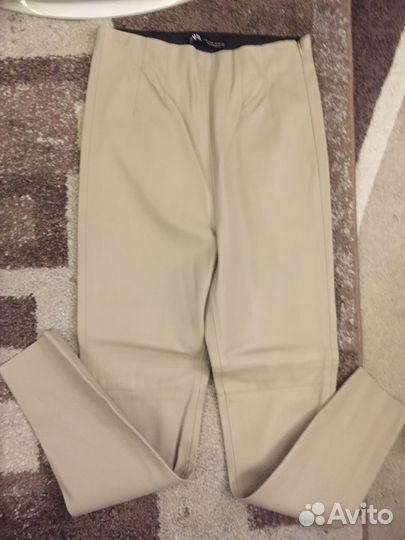 Брюки кож зам