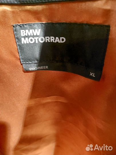 Куртка BMW, кожаная, новая, Engineer, муж., XL