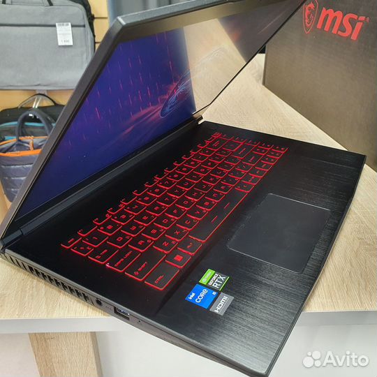 Игровой MSI 144Hz/RTX 3050/gddr6/intel i5-10H/8gb