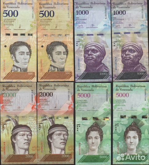 Банкноты. Америка, часть 2 (Венесуэла 2021)