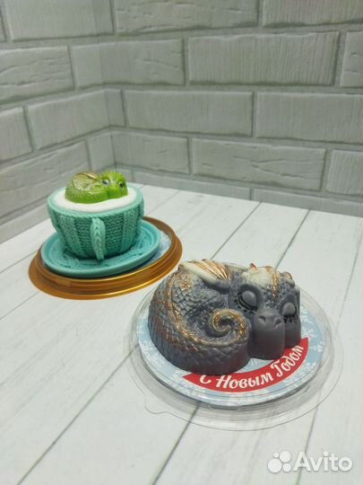 Мыло ручной работы дракон новогодний