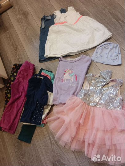 Вещи пакетом для девочки 92