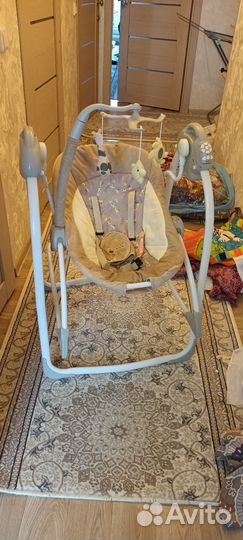 Детские качели шезлонг