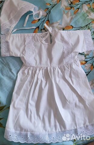 Крестильный набор для девочки 56-68