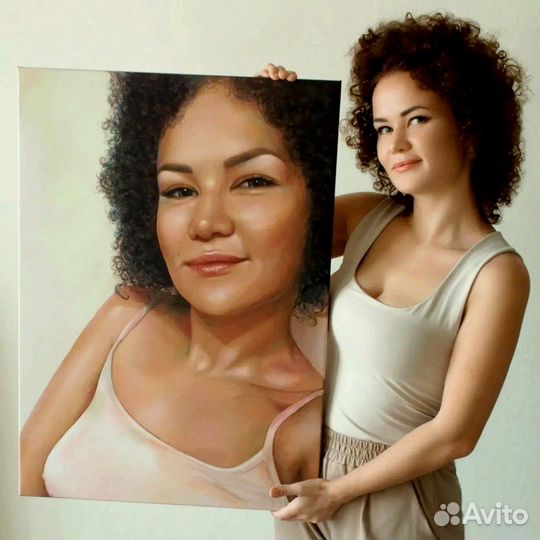 Портрет по фото маслом на заказ