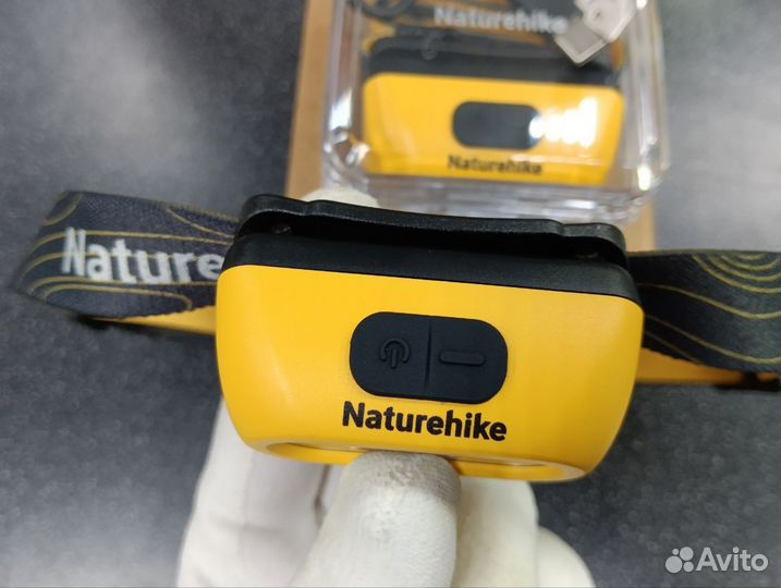 Фонарь налобный USB Naturehike 200 LM. Защита IP65