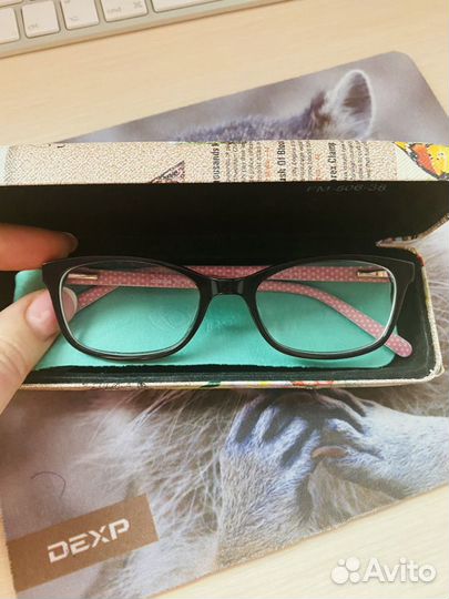 Очки детские (оправа, линзы, футляр)