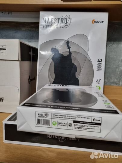 Бумага А4 офисная maestro standart