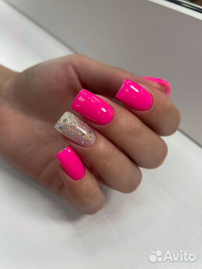 Маникюр гель-лак, укрепление гель