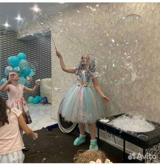 Шоу мыльных пузырей