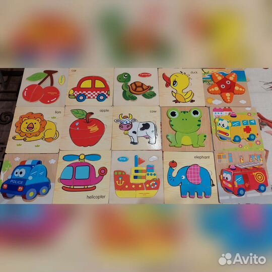 Деревянные пазлы