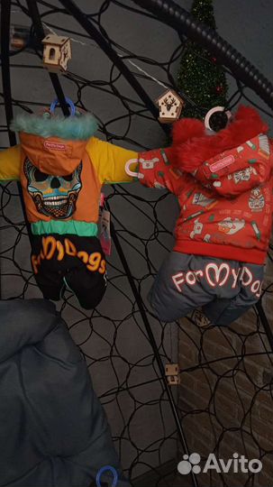 Комбинезон для маленькой собаки зима