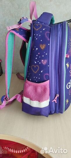 Рюкзак школьный erhaft+папка для тетрадей