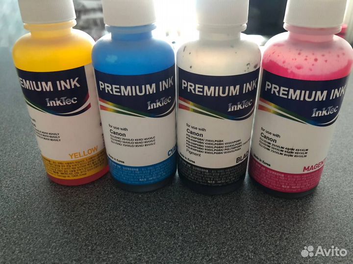 Чернила inktec c5051-100m для принтера canon