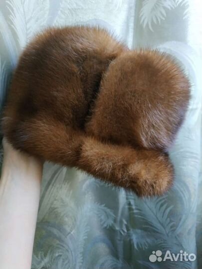 Норковая шапка мужская