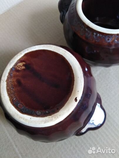 Керамические горшки для запекания 2шт