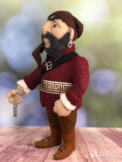 Пират. Интерьерная скульптура из шерсти