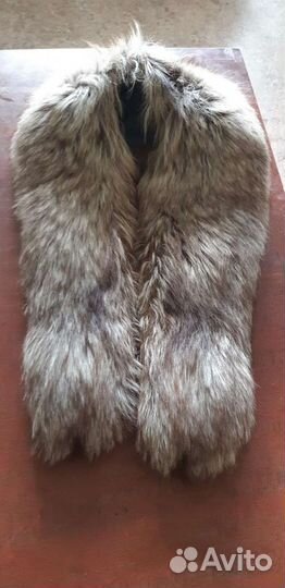 Меховой воротник песец
