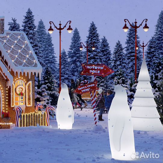 Светильник новогодний