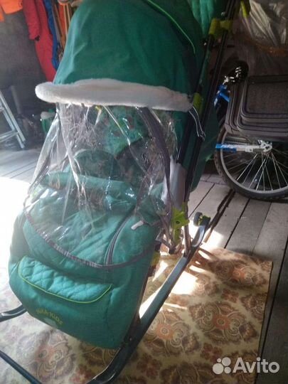 Коляска санки