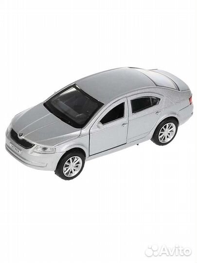 Машина Skoda Octavia 12 см серебристая металл инерция Технопарк octavia-SL