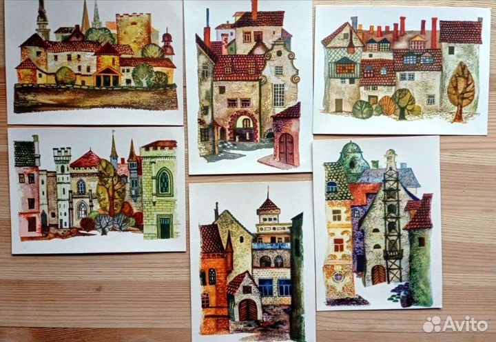 Рига, Латвия. Художник Ванин 1970е годы