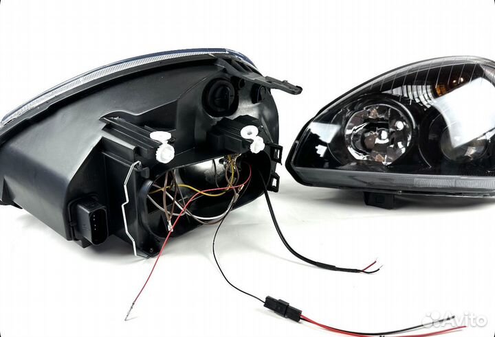 Фары с biled линзами для Лада Приора 1-2