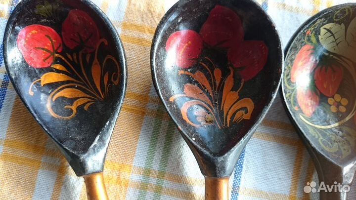 Деревянные ложки(хохлома)
