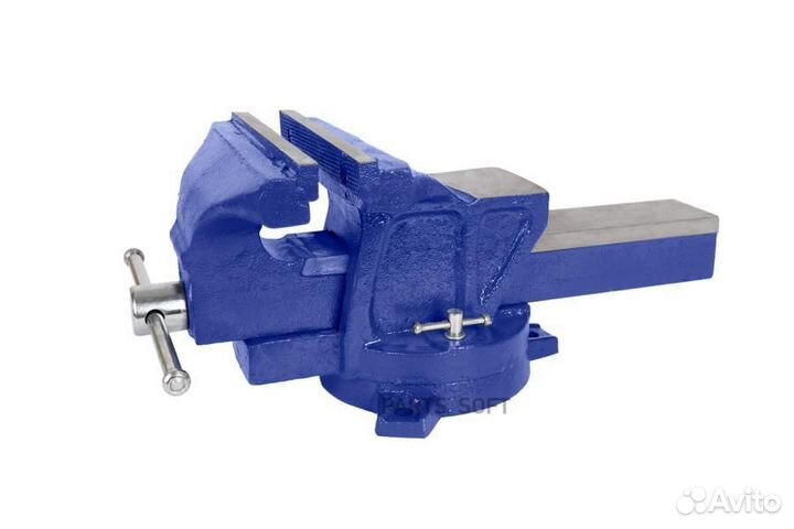 Kraft KT705211 Слесарные поворотные тиски с накова