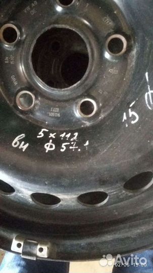 Диски r15 5х112 ц.57