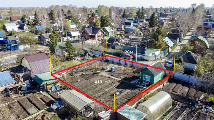 Дача 20 м² на участке 4,1 сот.