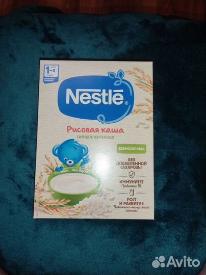 Детские каши безмолочные