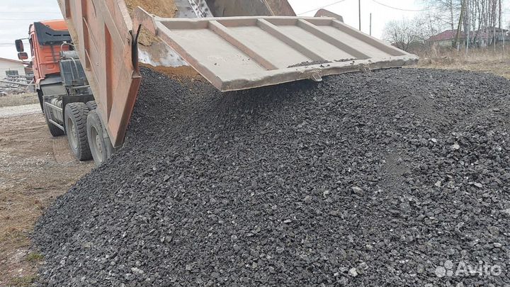 Асфальтная срезка (крошка), укладка