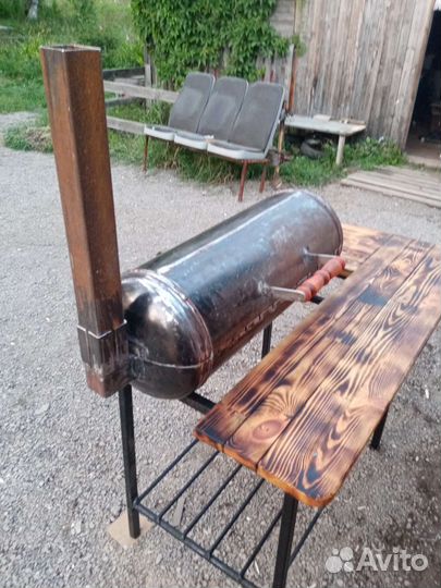 Мангал с крышкой