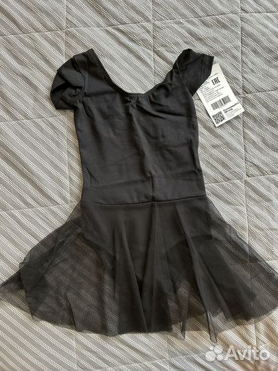 Гимнастический купальник с юбкой