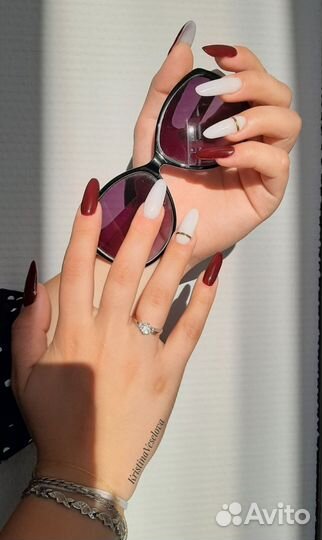 Маникюр наращивание ногтей