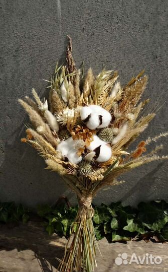 Цветы букет сухоцветы