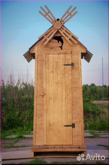 Дачный туалет с установкой ELE1005