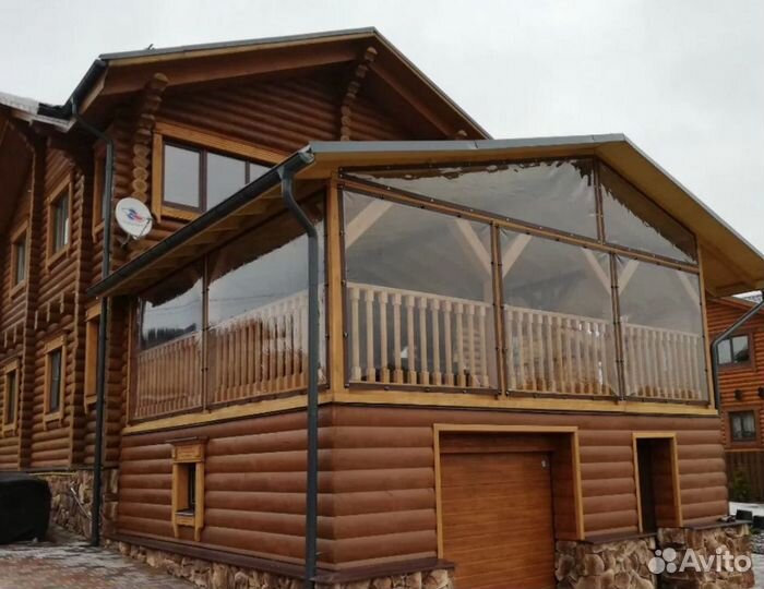 Мягкие окна монтаж замер доставка