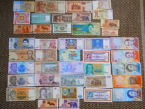 Иностранные банкноты по 20,30,40,50