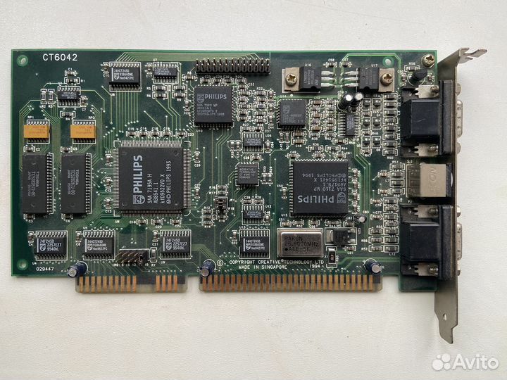 Звуковая карта Creative CT3600 isa ретро