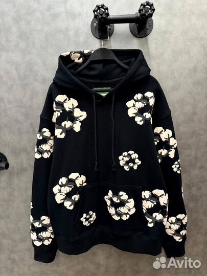 Худи denim tears oversize (тренд 2025)